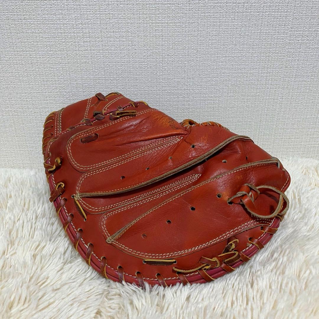 【美品】ZETT ゼット キャッチャーミットBRC-3712 SteerHide