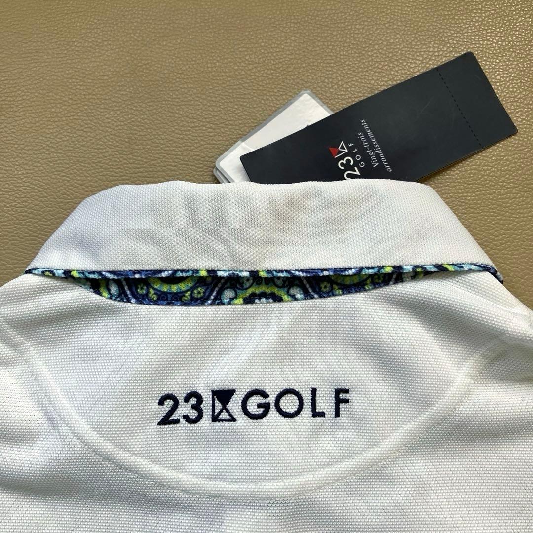 【未着用】 23区GOLF レディース 半袖 ポロシャツ タグ付き サイズII