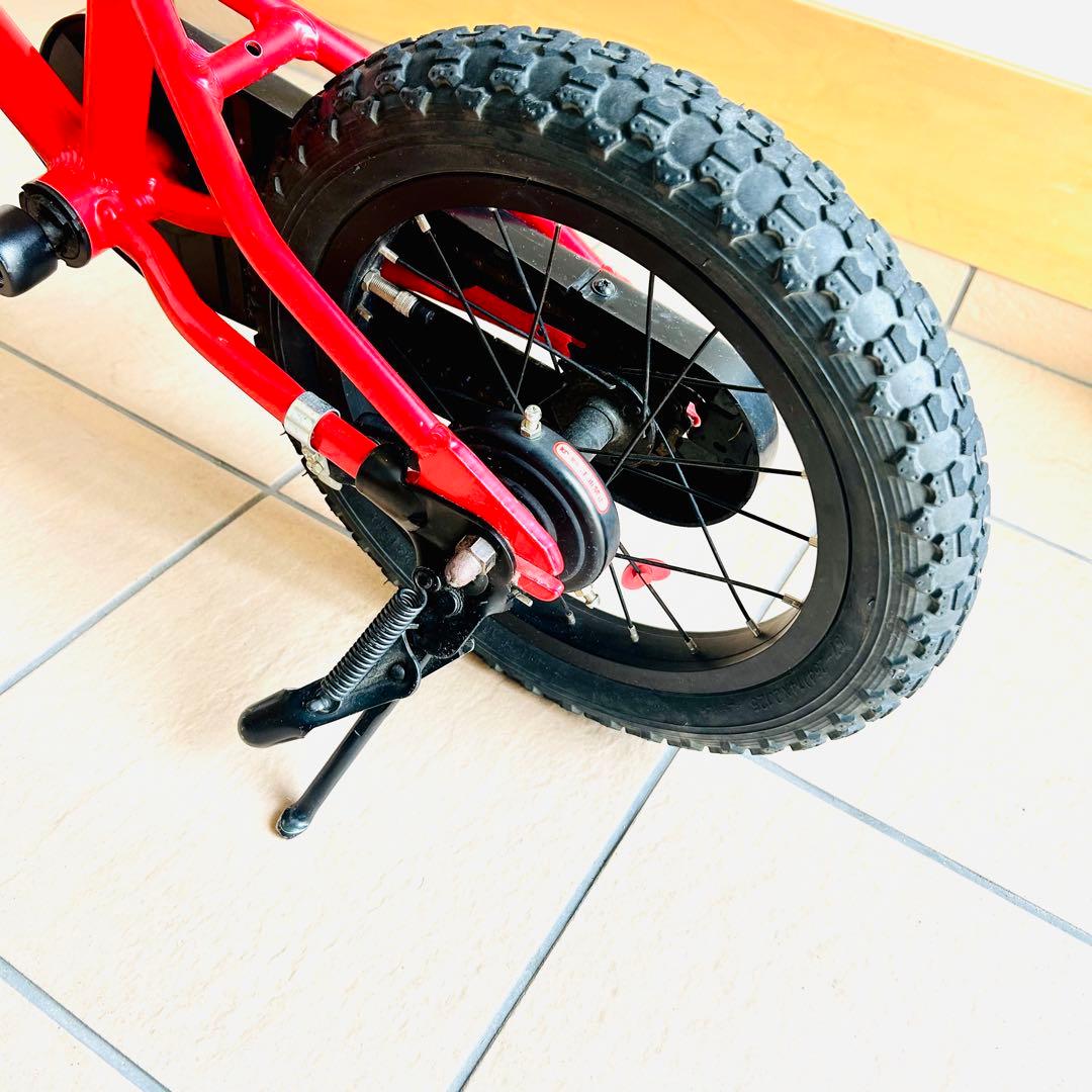 【室内保管・良品】NOiS KIDS 14インチ レッド 補助輪・スタンド付