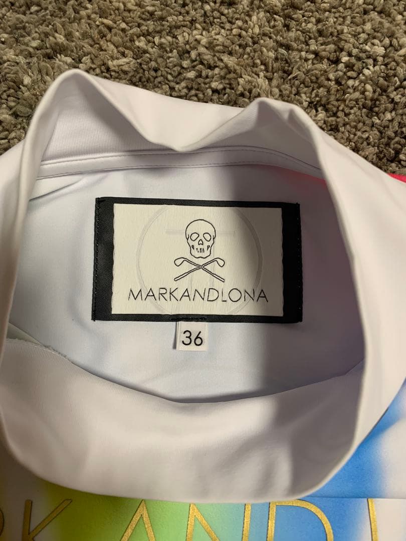 美品完売品MARK AND LONA マークアンドロナゴルフレディースシャツ