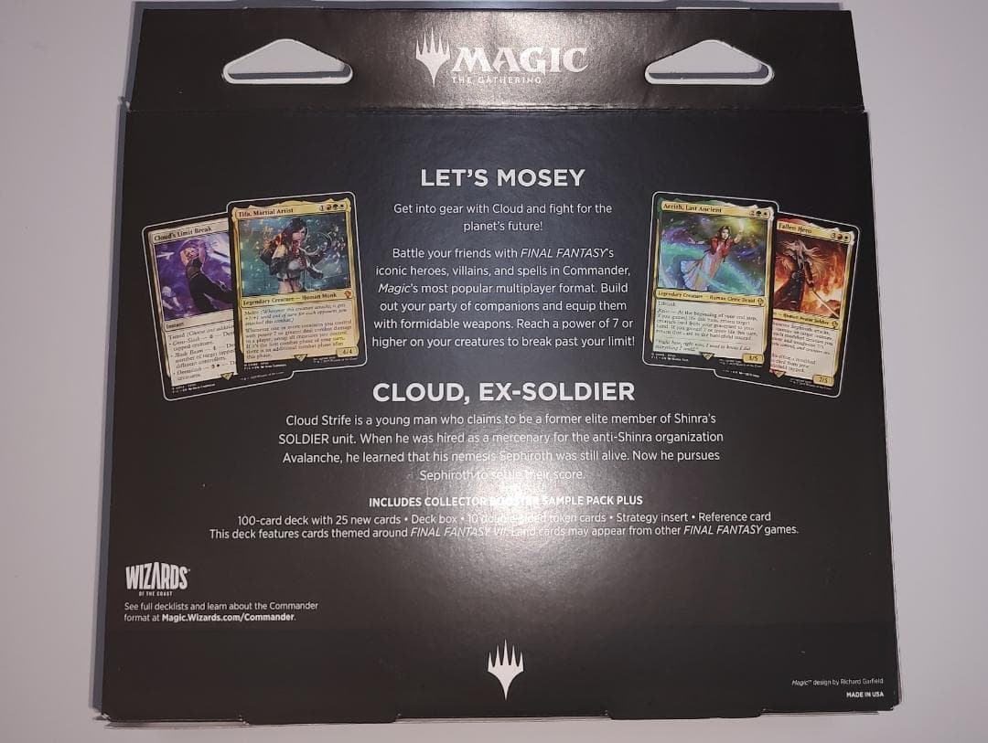 MTG　FF　統率者デッキ　リミットブレイク　英語版　新品未開封