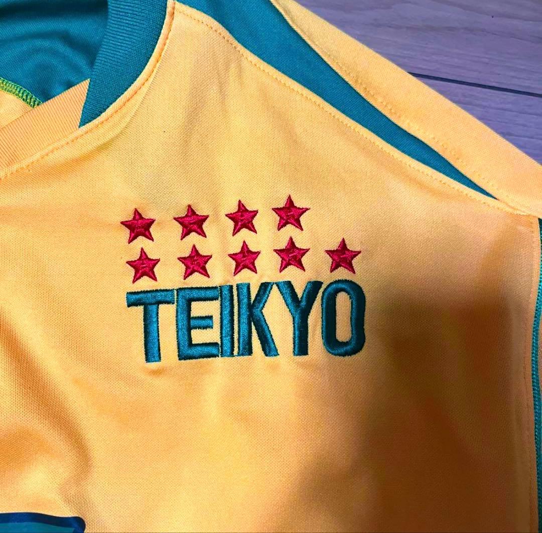 帝京高校　サッカー部公式戦用ユニフォーム　上下セットsize Ｏ　※3/23まで