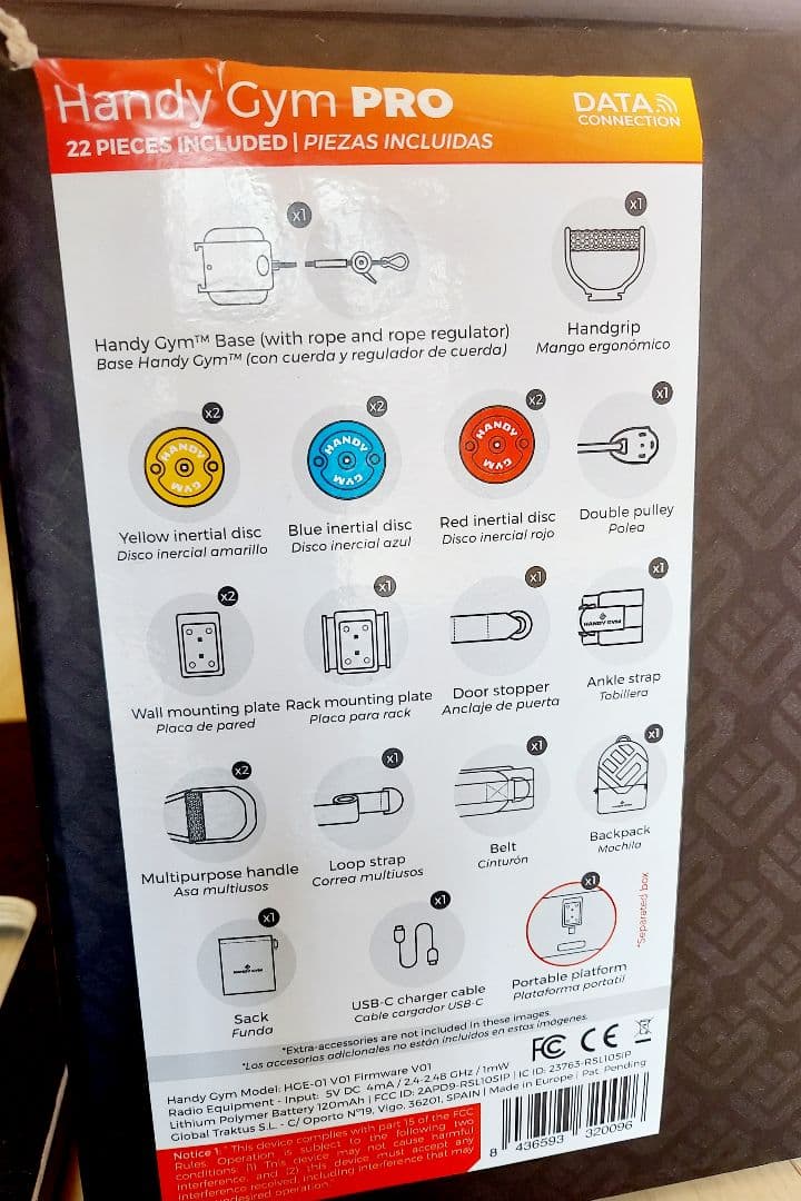 世界最小ジ厶【美品】 HANDY GYM PROトレーニングセット