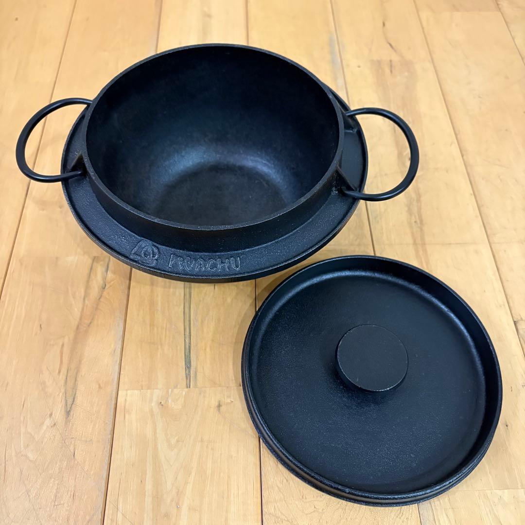 ☆岩鋳☆IWACHU ごはん鍋　2合炊　かまど　南部鉄器　鋳物　羽釜