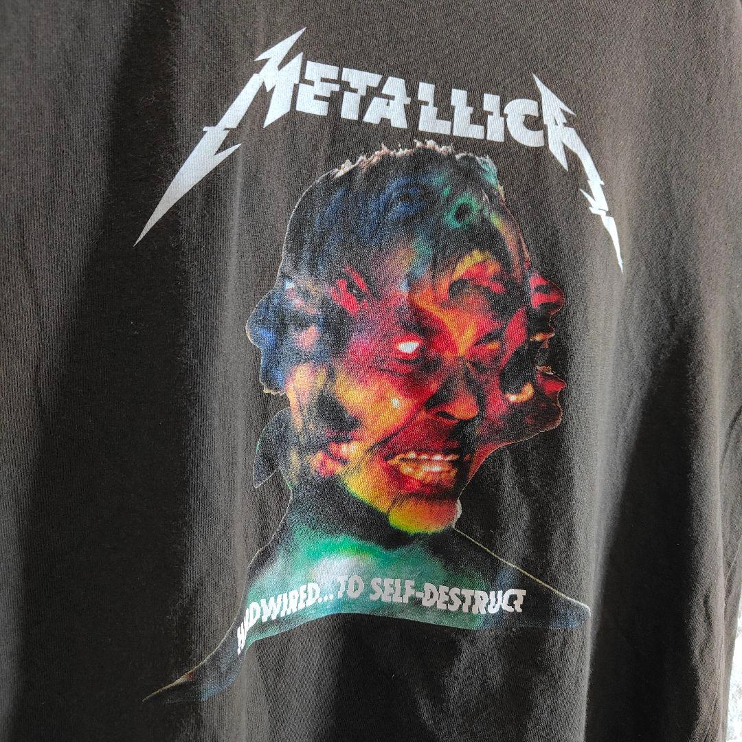 バンド古着 メタリカ Tシャツ HARDWIRED... 半袖 L ブラック