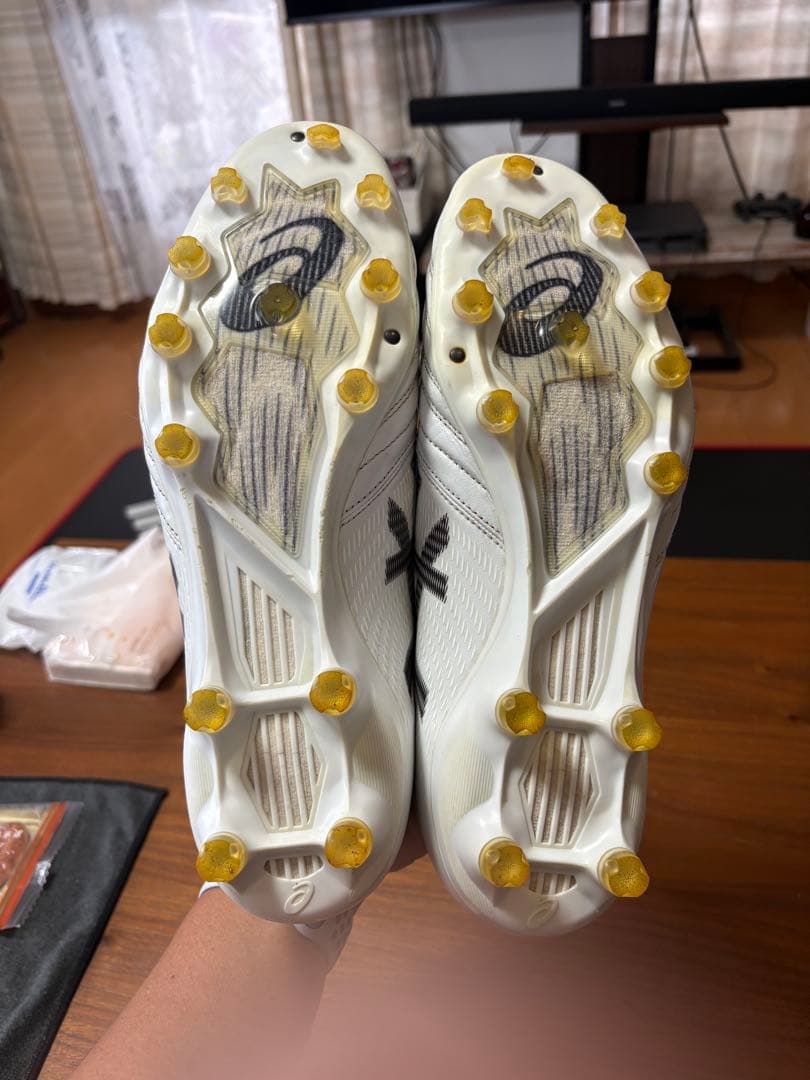 asics ds-light x-fly proホワイト サッカーシューズ