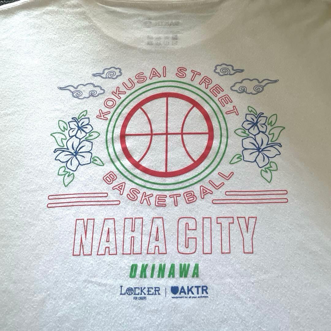 ✨沖縄KOKUSAI STREET BASKETBALL Tシャツ　 メンズL