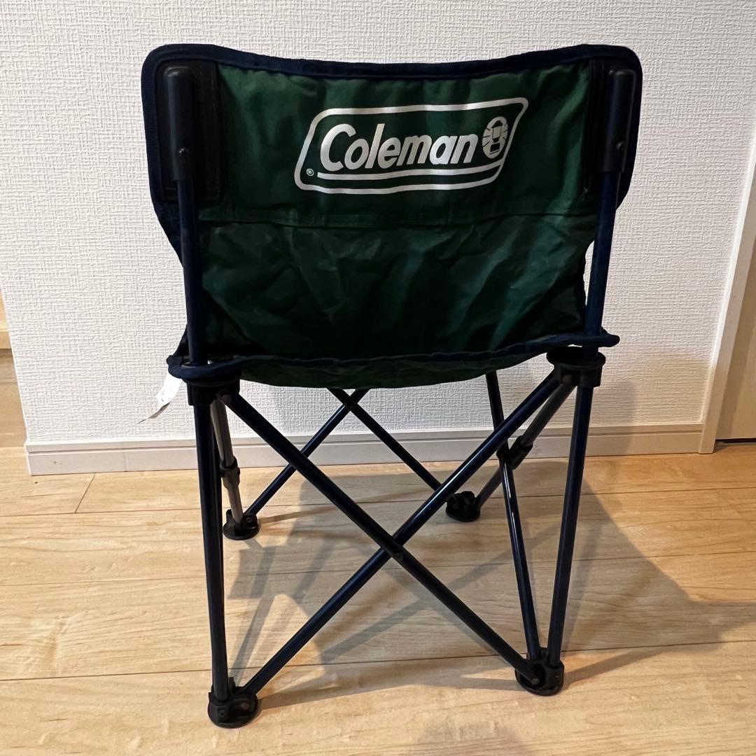 コストコ・Coleman 折りたたみチェア 緑赤3脚セット
