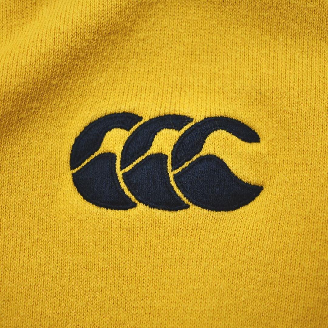 【豪華】 カンタベリー CANTERBURY 刺繍 ワッペン付き ラガーシャツ