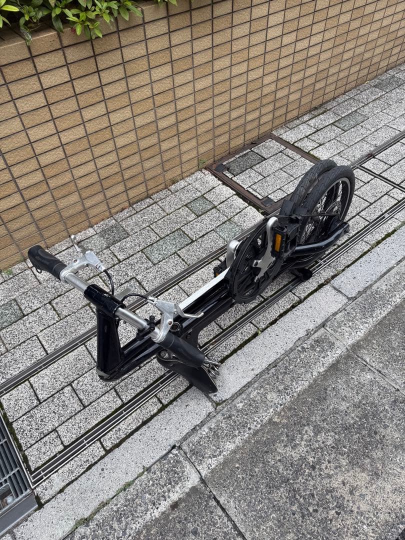 ストライダ　STRAIDA折りたたみ自転車 黒