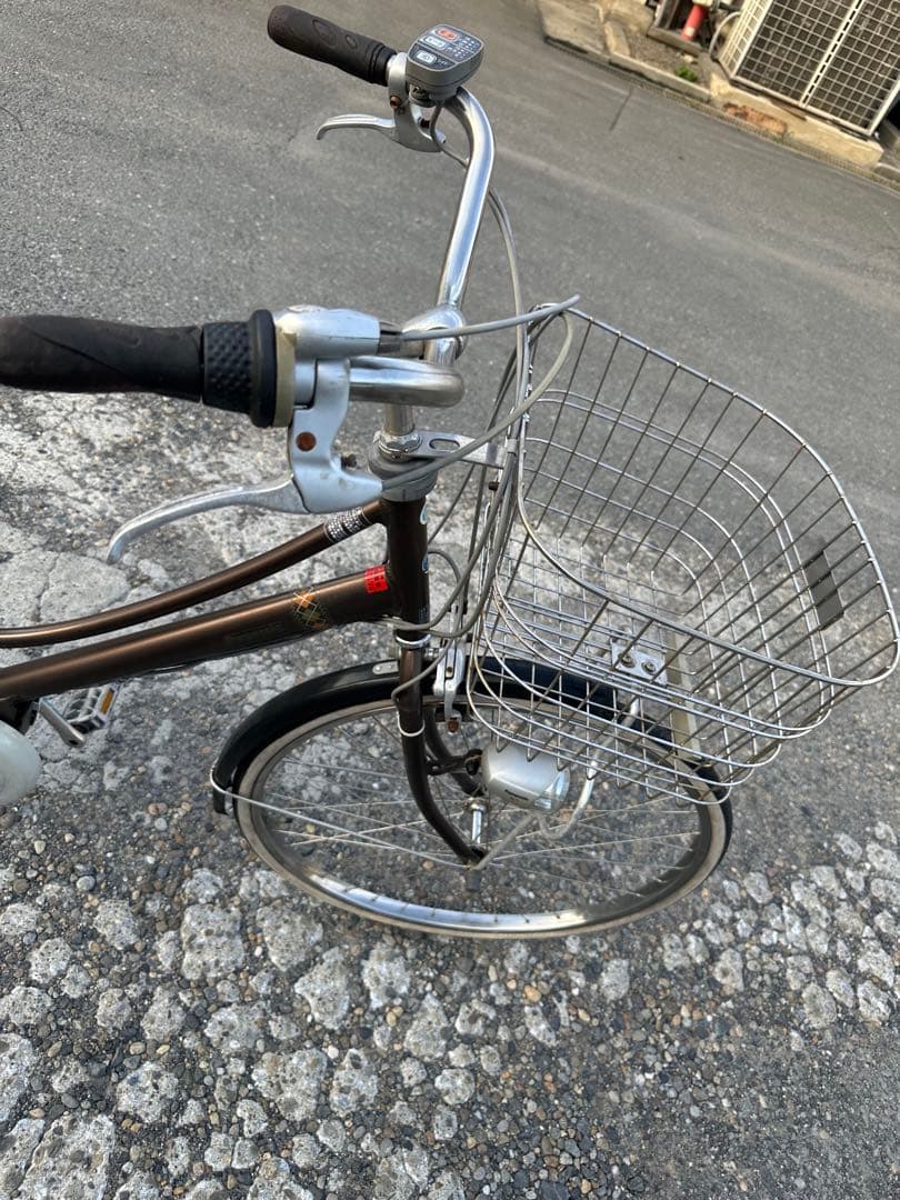 パナソニック電動アシスト自転車 ブラウン