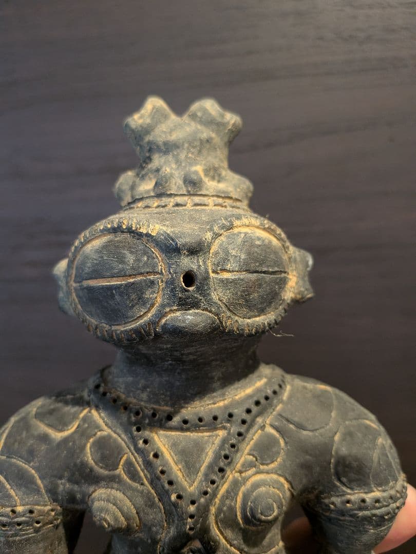 陶器製　土偶　オブジェ