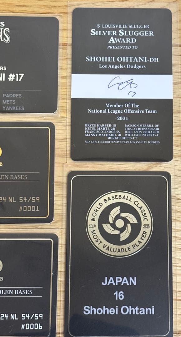 ⭐️非売品限定5枚セット⭐️大谷翔平 ワールドチャンピオン＆50/50CLUBカード