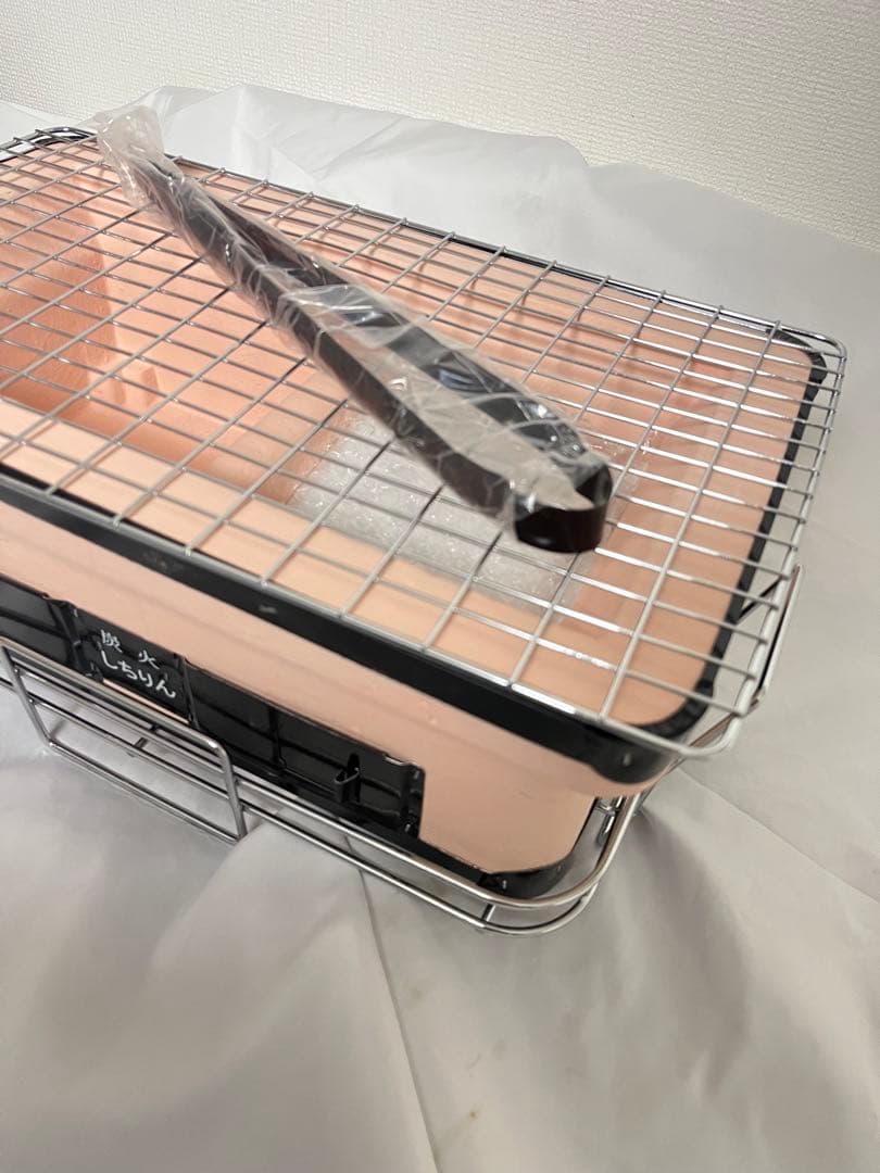 珪藻土製 七輪(しちりん)角型ワイド 新品未使用品 保管品