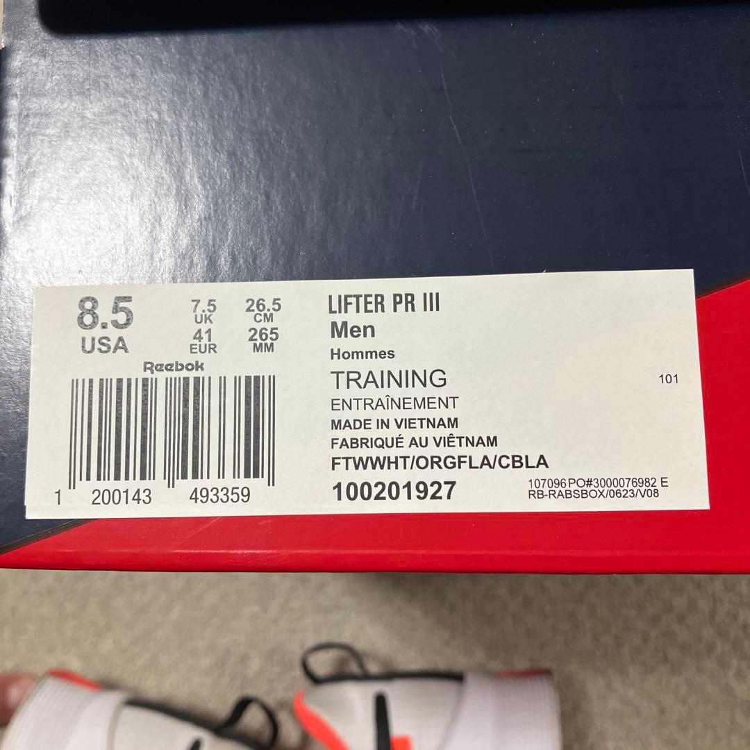 Reebok lefter pr3 26.cm スクワットシューズ リフティング