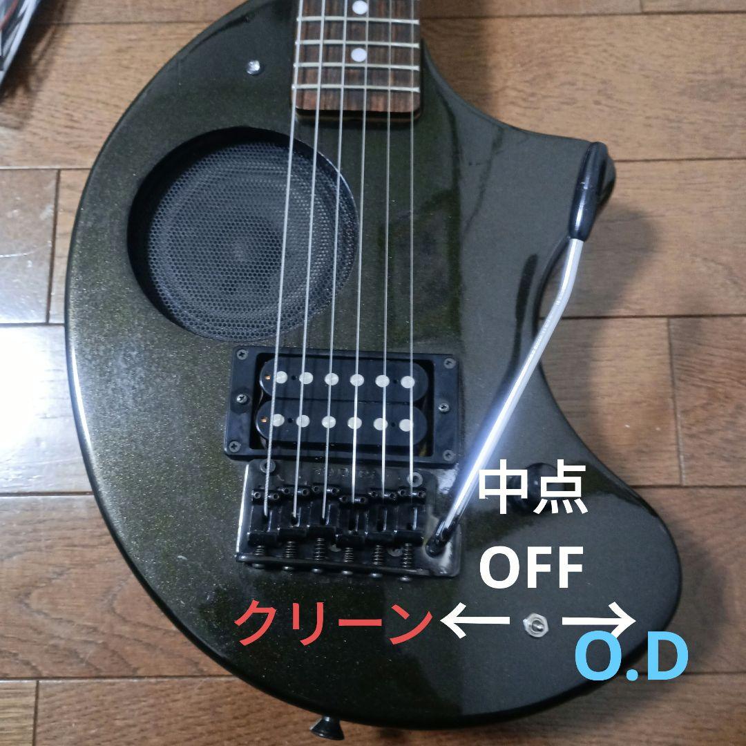 進化型FERNANDES ZO-3芸達者音色切替で目玉が赤～青色ヘッドフォン可能