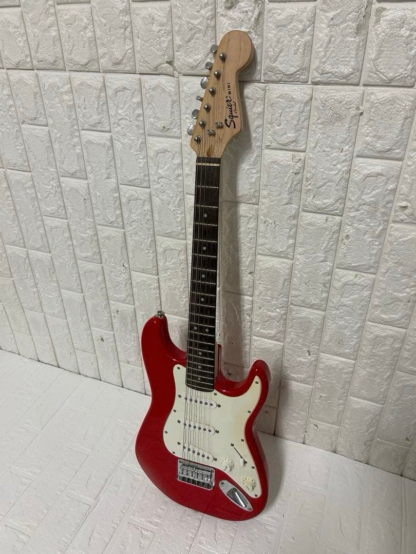 Squier MINI エレキギター レッド