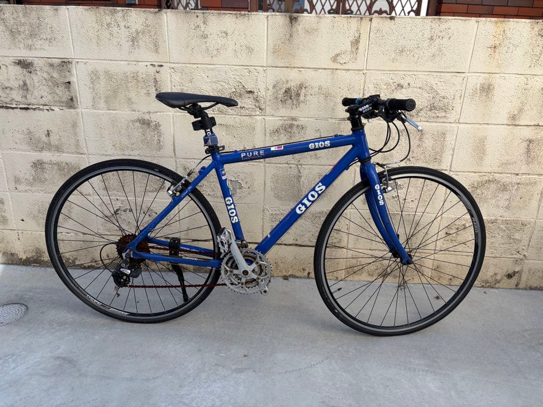 GIOS PURE FLAT ジオスブルー／フレーム490／現状渡し