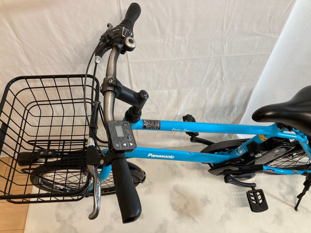 【美品】Panasonic 電動自転車 Velo-Star バッテリー良 カゴ付