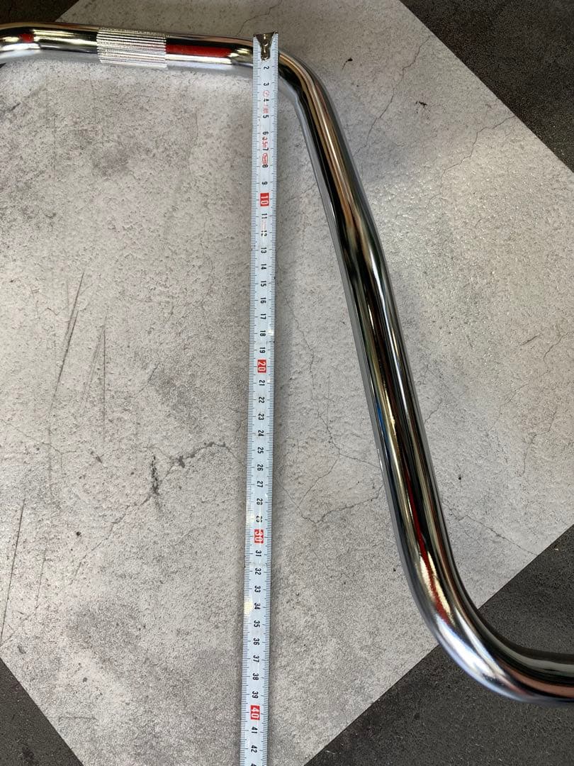 タ*ス様 エイプバー_スチール製クロームメッキ_80cm