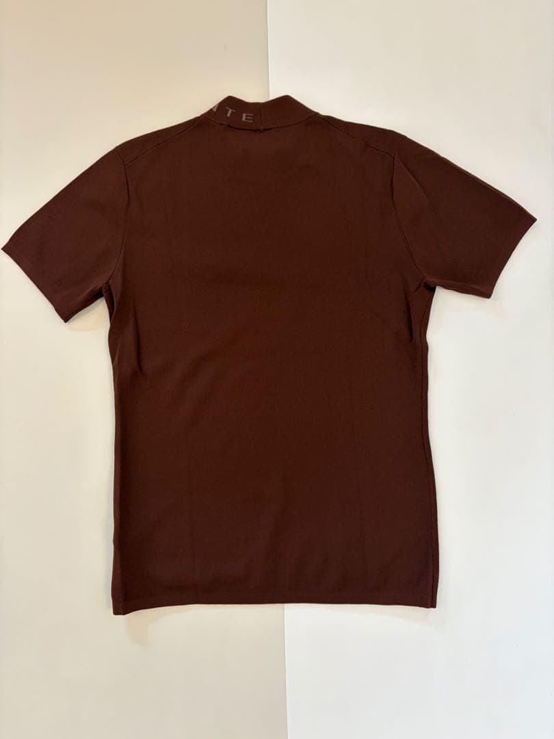 [デコピン]DESCENTE GOLF ブラウンハイネックシャツ