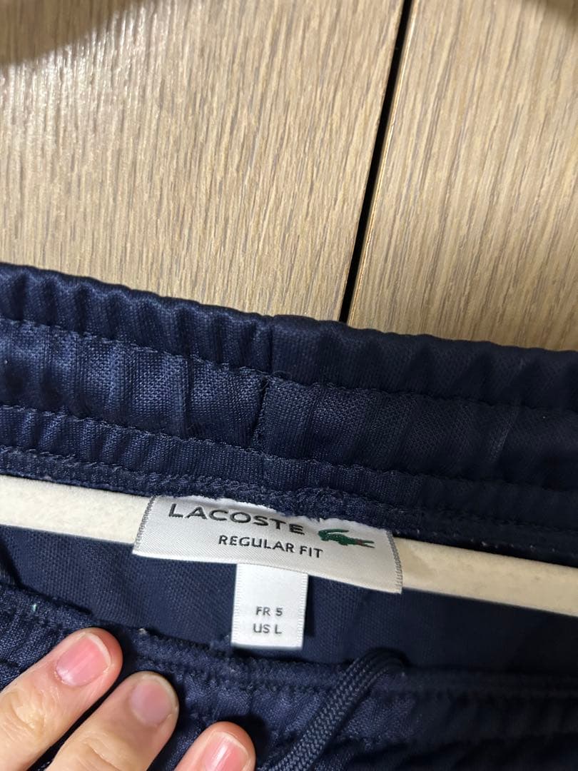 LACOSTE ラコステ トラックパンツ ジャージ ネイビー ワニロゴ L