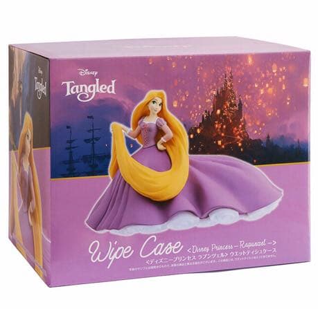 新品☆Disney ラプンツェル ウエットティッシュケース フィギュア