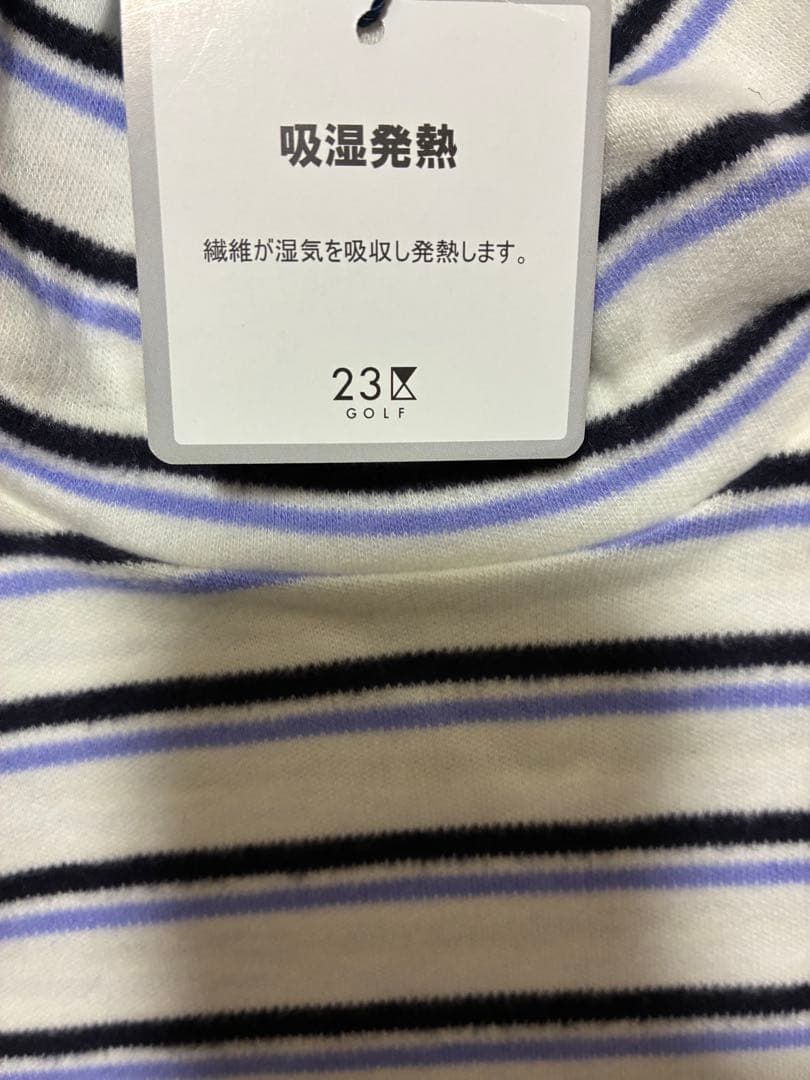 23区ゴルフ長袖カットソー起毛婦人レディースM