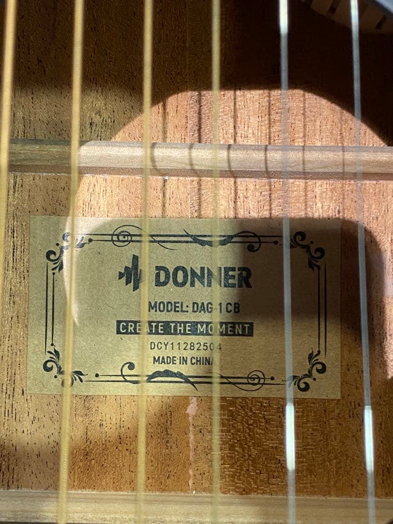 ✴️即購入不可コメント必須 Donner DAG-1CB ギター マットブラック