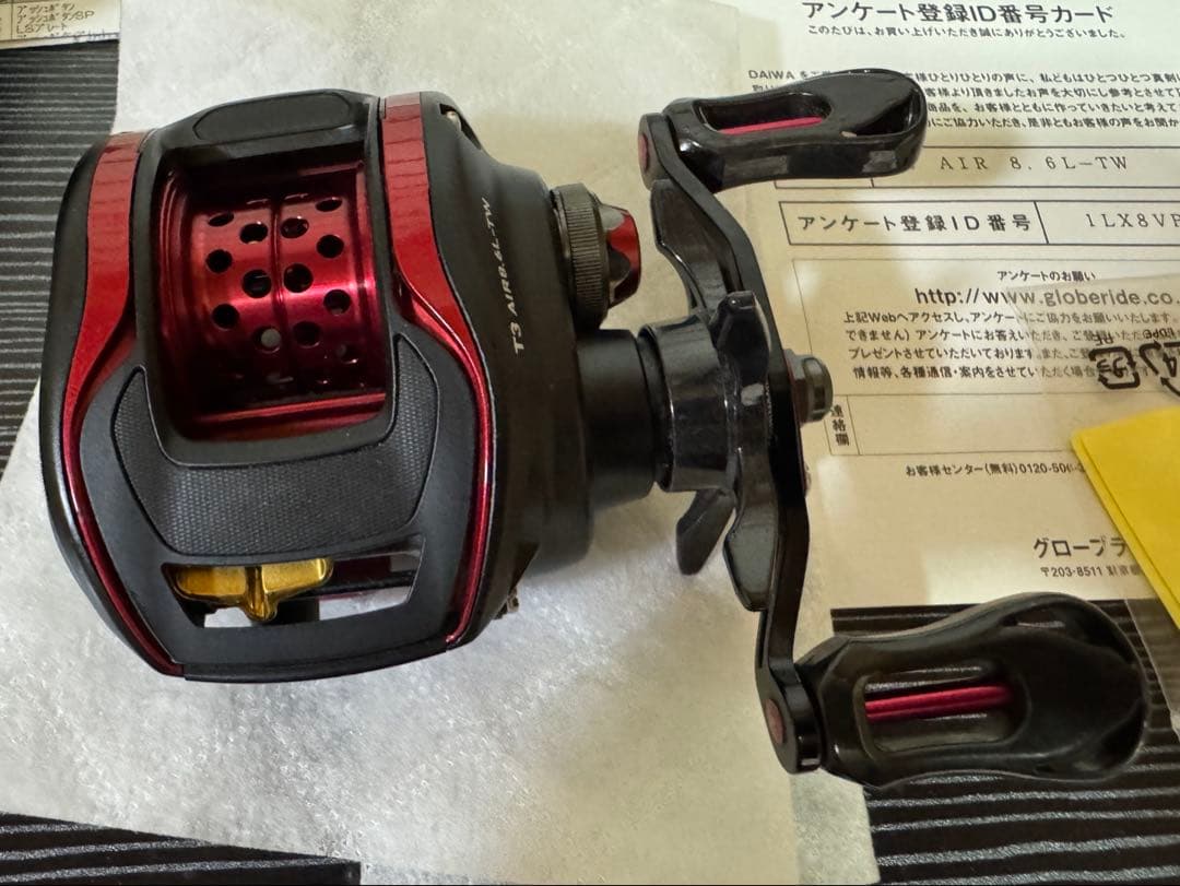 DAIWA T3 AIR ８.6L-TW 美品 付属品付き