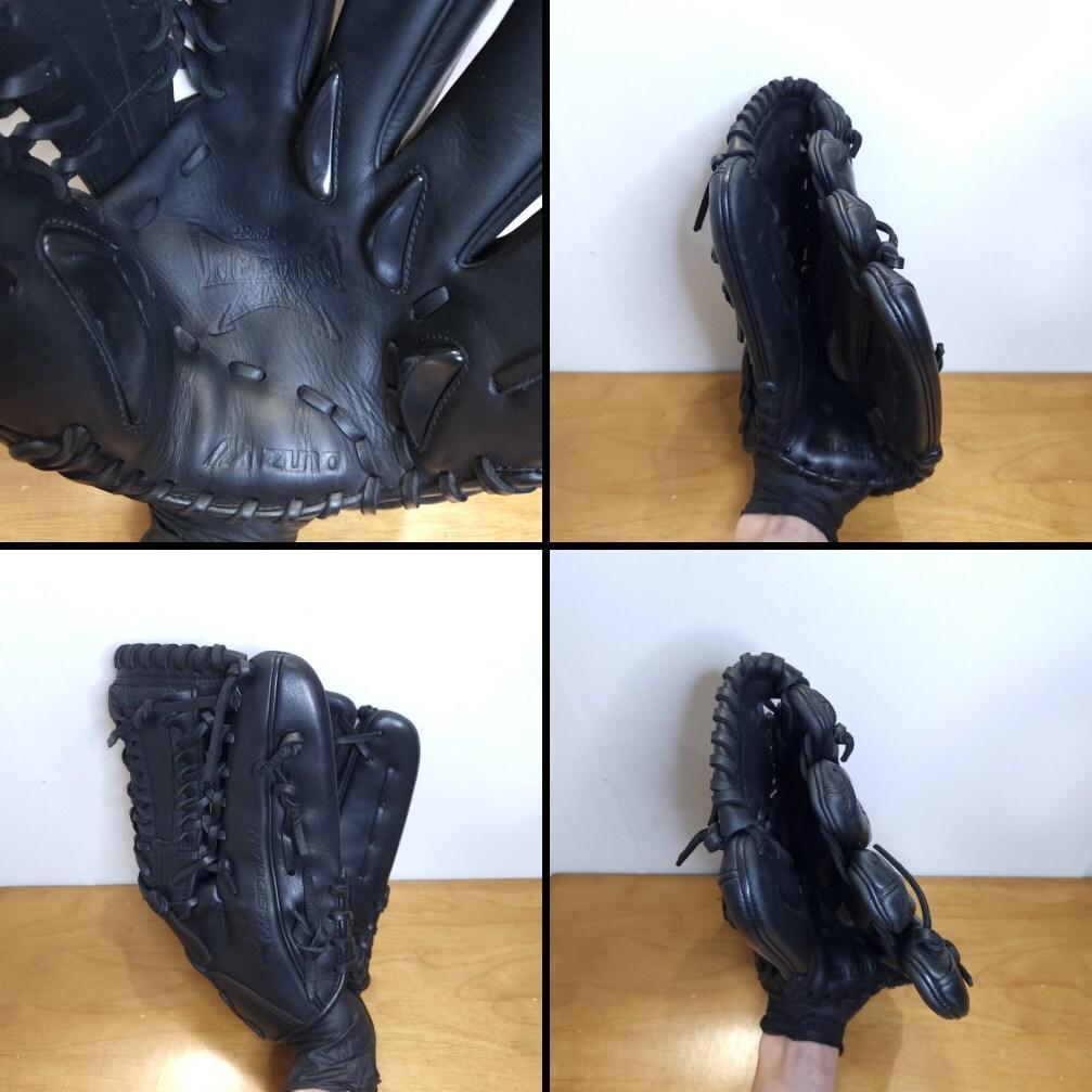 ミズノ フィールディングマックス 4本爪マジッククロウ美品 外野用 軟式グローブ