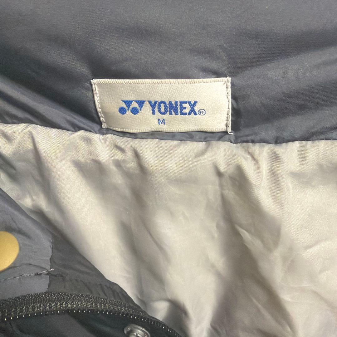 YONEX フード付きロングコート M ブラック　ユニ