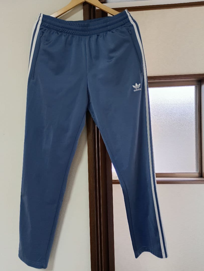 adidas ブルー GN3518 ジャージパンツ XO 美品 西野七瀬