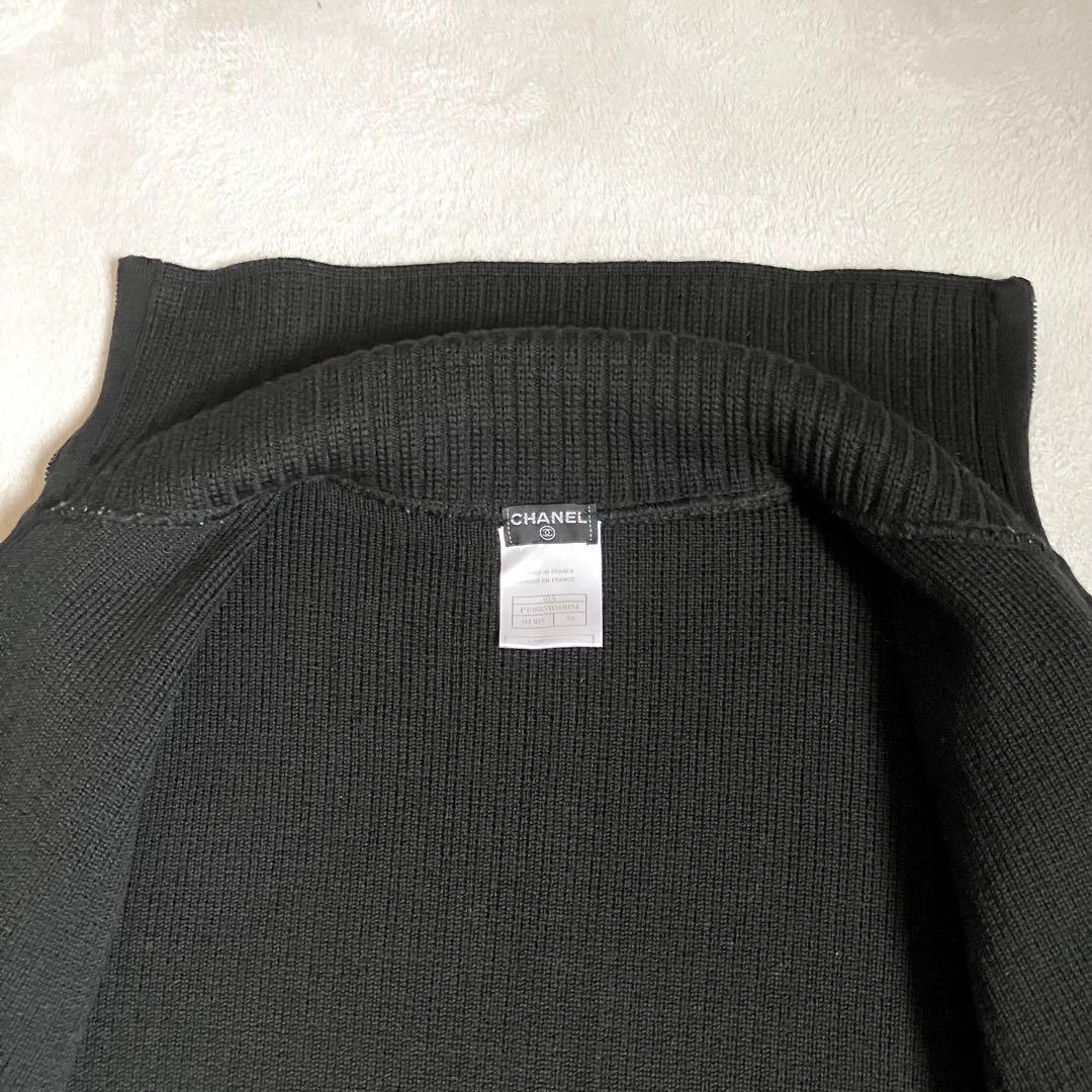 [美品]CHANEL シャネル　スポーツライン　ニットジャケット　ココマーク ￼
