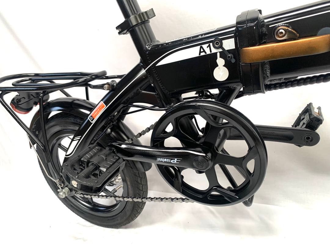 【即乘】送料無料AiDDEディスク式 MTB 折り畳み電動自転車 A1動作確認済