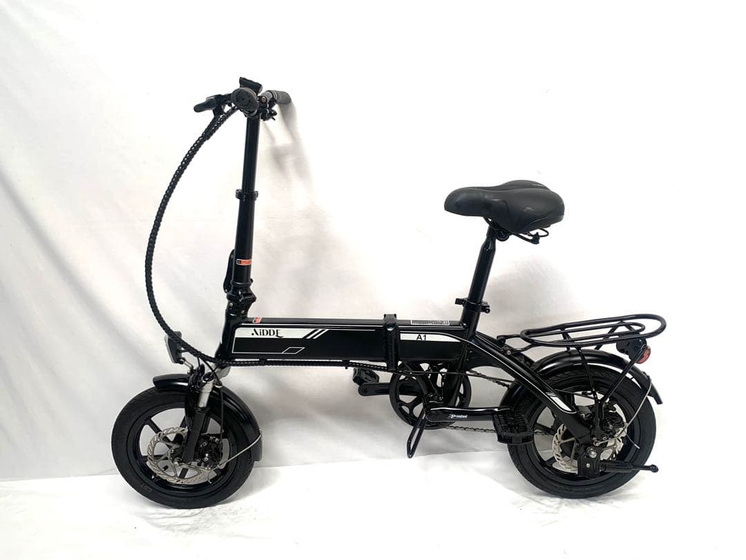 【即乘】送料無料AiDDEディスク式 MTB 折り畳み電動自転車 A1動作確認済