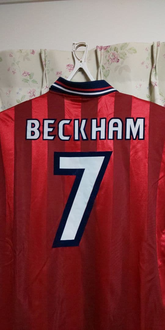 1998フランスワールドカップ イングランド代表 ベッカム支給ユニフォーム