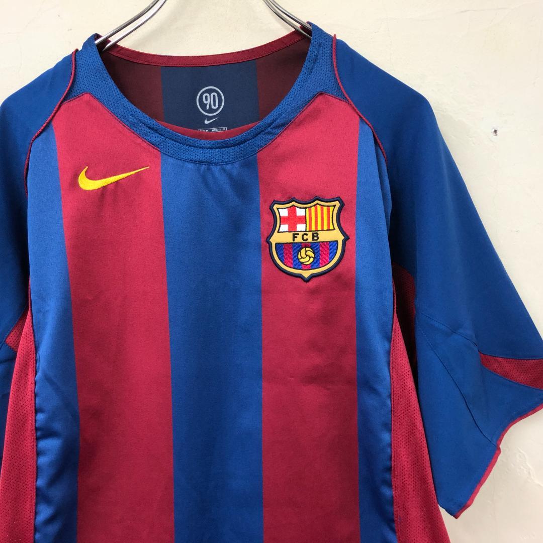 04~05年 NIKE FCバルセロナ ゲームシャツ ユニフォーム サッカー