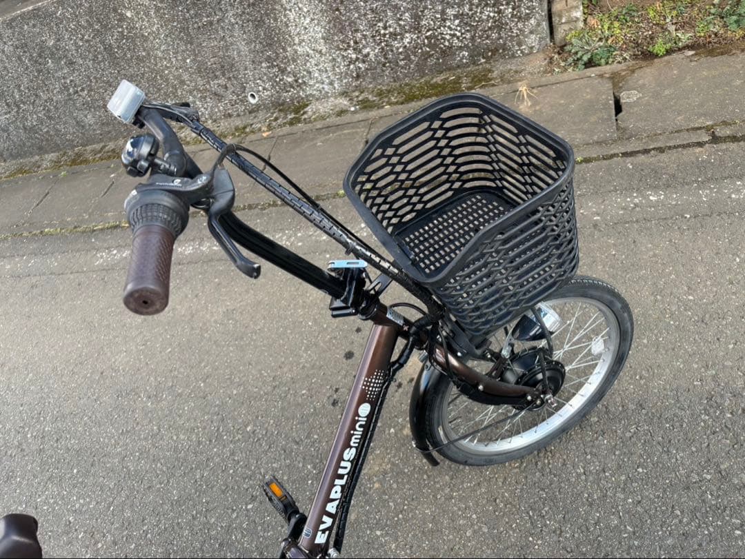 折りたたみ電動アシスト自転車美品　SAIMOTO EVAPLUS エヴァプラス