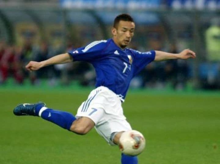 ★中田英寿＃7★日本代表ユニフォーム 2002 ホーム 青 Ｓサイズ
