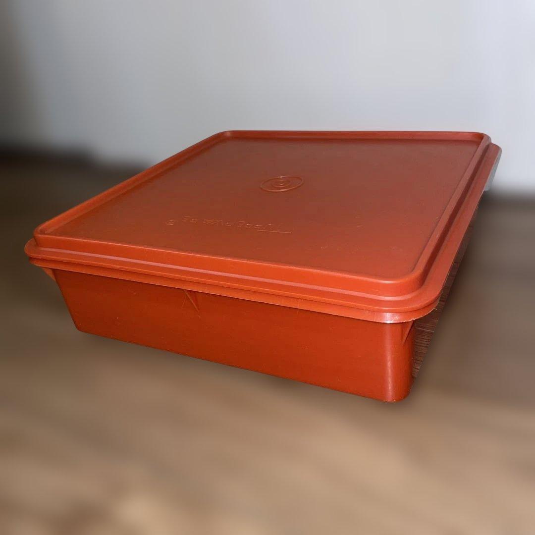 ★激レア★OLD タッパーウェア★食品保存容器★ブレット & スクエアケース★