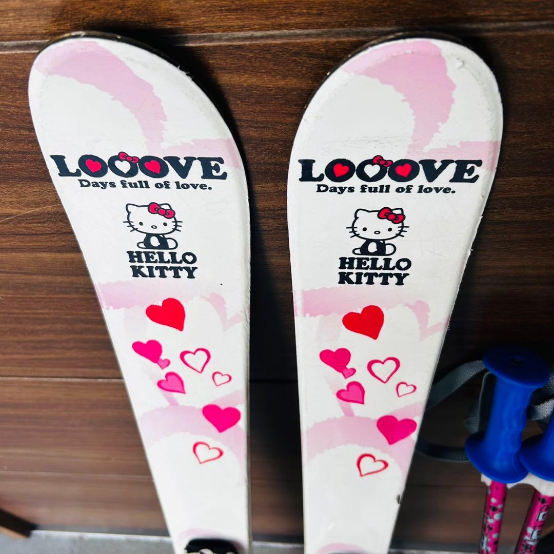 LOOOVE ハローキティ スキー板 108cm