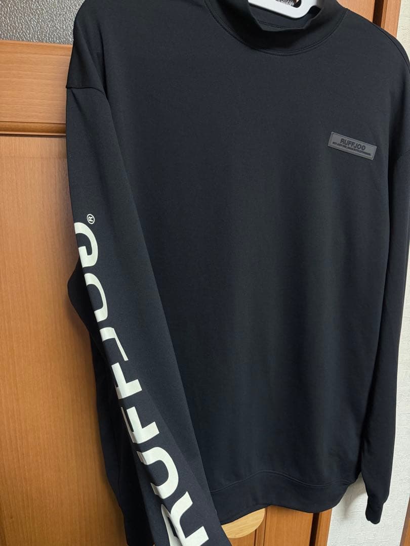 ラフロッグ　rufflog 長袖　ゴルフシャツ　ブラック　XL