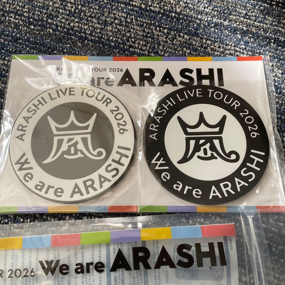 we are arashi 嵐　コースター　ストラップ