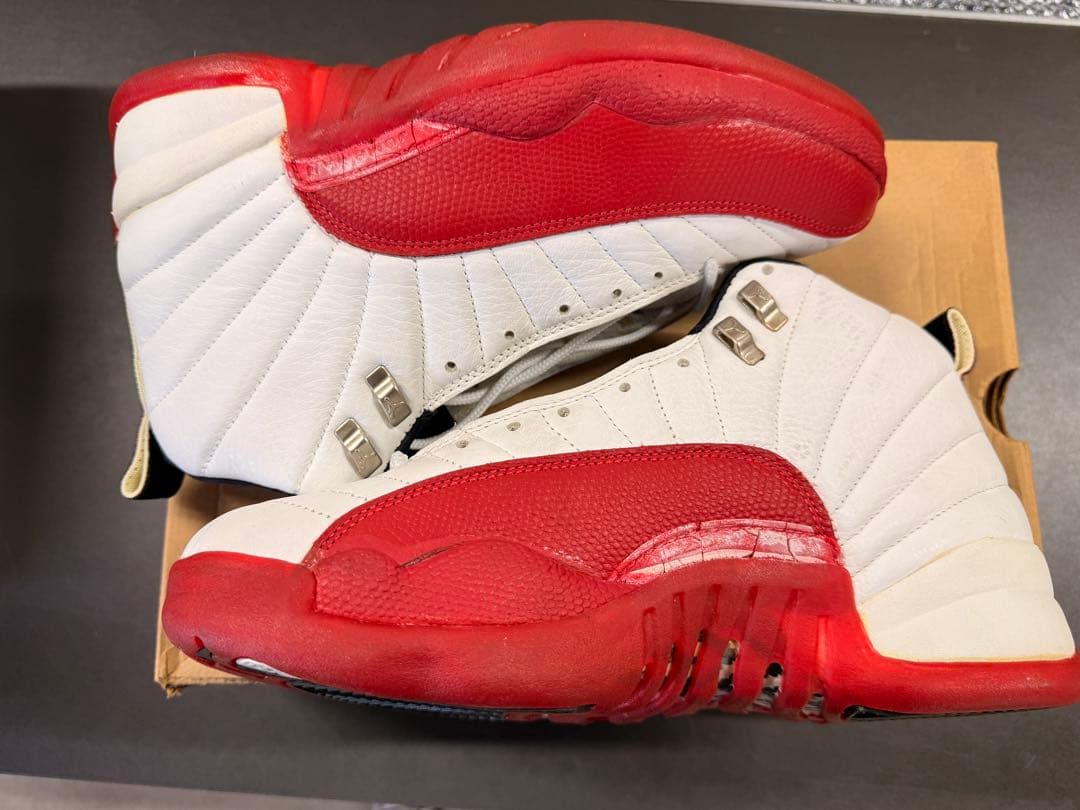 Air Jordan XII 9.5 ホワイト/バージニアリティレッド
