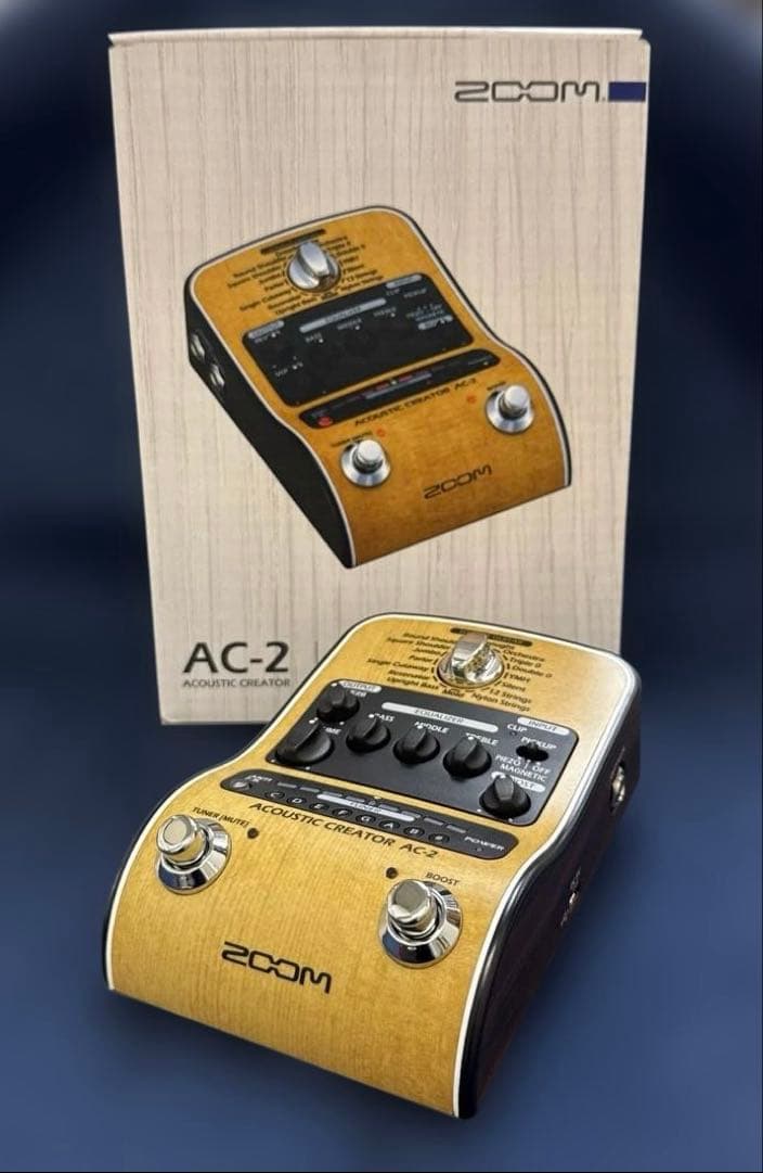 ZOOM 【AC-2】 アコギ用プリアンプ