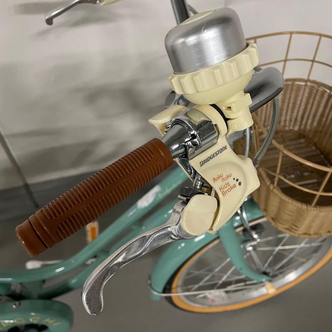 ブリヂストン 子供自転車 HACCHI ハッチ 18㌅ グリーン