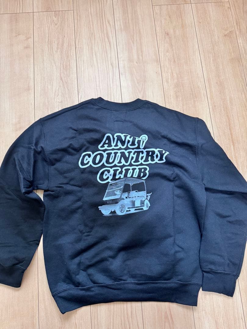 ANTi COUNTRY CLUB x balansa スウェット ブラック