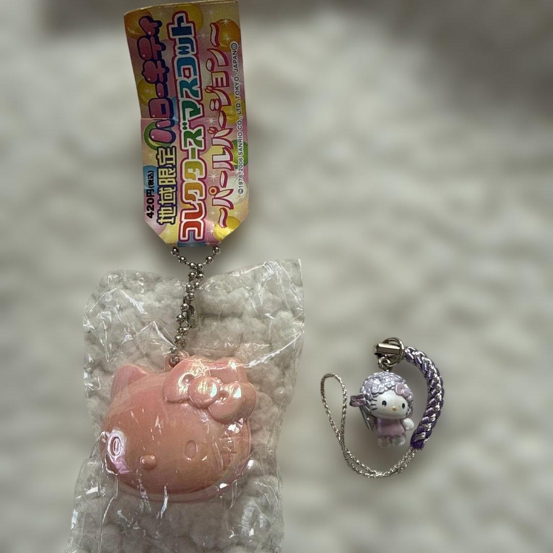 ハローキティ地域限定ストラップ　長崎あじさい新品未使用