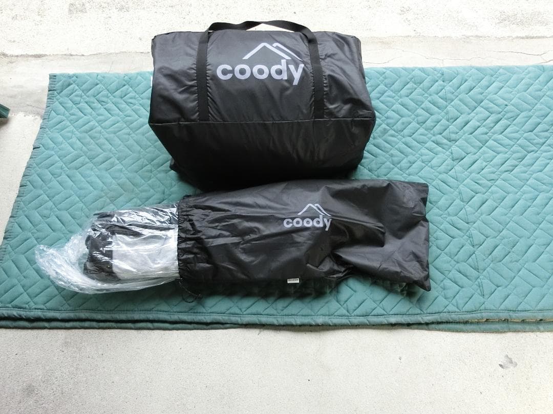 COODY エアータープ　３．６幅ブラック　オプションTPU